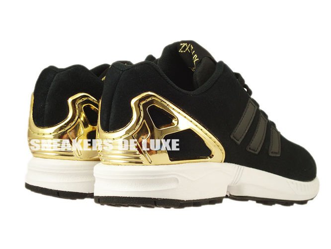 adidas flux black and gold