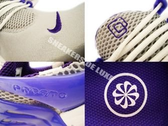 302743-007 Nike Air Presto Wolf Grey/Club Purple-Black-White