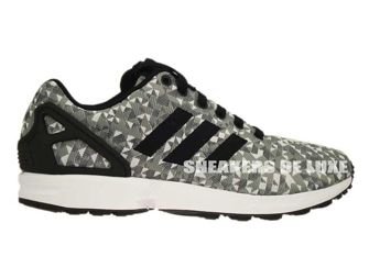 B34472 adidas ZX Flux Weave White/Core Black/Solid Grey